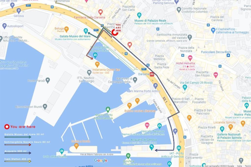 Diamante Nel Porto Apartment Генуа Екстериор снимка